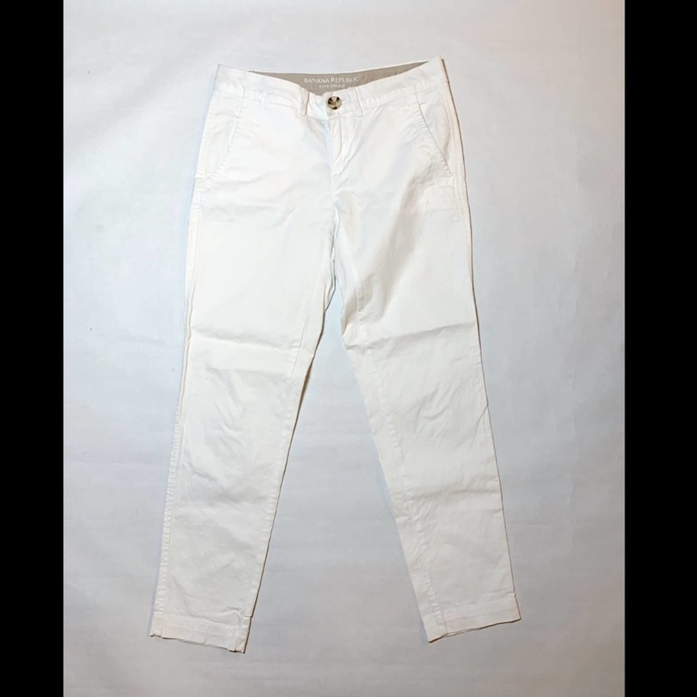 Banana Republic White City Chino Pants Size 00P